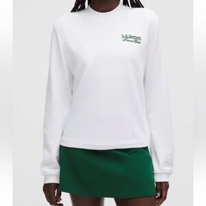 NWT Lululemon White Tennis Club Sweatshirt
